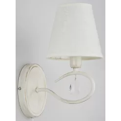   ALFA 18520 BALI WHITE Kristály Fali Lámpa Átlátszó, Shabby chic E14 IP20