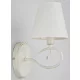 ALFA 18520 BALI WHITE Kristály Fali Lámpa Átlátszó, Shabby chic E14 IP20