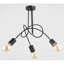 Alfa TANGO BLACK 23173 Plafonlámpa 3x60W/E27