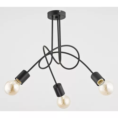 Alfa TANGO BLACK 23173 Plafonlámpa 3x60W/E27