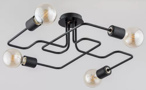 Alfa HOOK 24744 Plafonlámpa 4x60W/E27 IP20