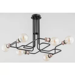 Alfa HOOK 25156 Plafonlámpa 6x60W/E27 IP20