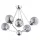 Alfa SEYNO 61085 Plafonlámpa 5x40W/E14 IP20