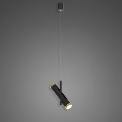 függesztett lámpa fekete színű vázzal és fém testtel beltéri használatra altavola_design-la062-p-black - moretti.hu