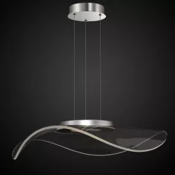 függesztett lámpa króm színű vázzal és fém testtel beltéri használatra altavola_design-la101-p1-chrome - moretti.hu