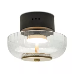 mennyezeti lámpa fekete színű vázzal és fém testtel beltéri használatra altavola_design-la104-cw - moretti.hu