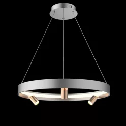 függesztett lámpa szürke színű vázzal és fém testtel beltéri használatra altavola_design-la114-p-60-3-1-grey-gold - moretti.hu