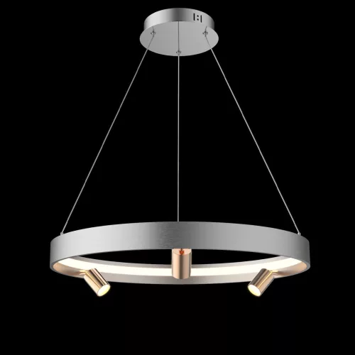 függesztett lámpa szürke színű vázzal és fém testtel beltéri használatra altavola_design-la114-p-60-3-1-grey-gold - moretti.hu