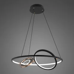 függesztett lámpa fekete színű vázzal és fém testtel beltéri használatra altavola_design-la115-p-62-1-2-3k-black-gold - moretti.hu