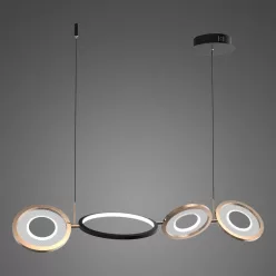 függesztett lámpa fekete színű vázzal és fém testtel beltéri használatra altavola_design-la115-p-98-3k-black-gold - moretti.hu