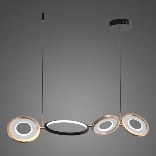 függesztett lámpa fekete színű vázzal és fém testtel beltéri használatra altavola_design-la115-p-98-3k-black-gold - moretti.hu