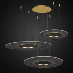függesztett lámpa arany színű vázzal és fém testtel beltéri használatra altavola_design-la116-p3-97-3k-gold - moretti.hu