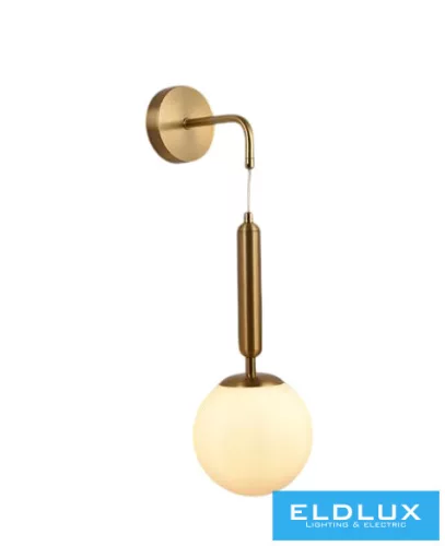 UNIVERSO Fali lámpa 1xG9 max.10w D150x850mm IP20 Óarany 5év