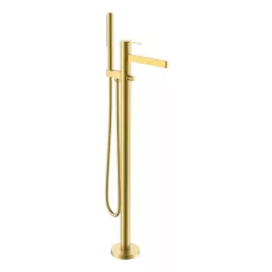   AREZZO design ELEGANT szabadon álló kádtöltő csaptelep, szálcsiszolt arany