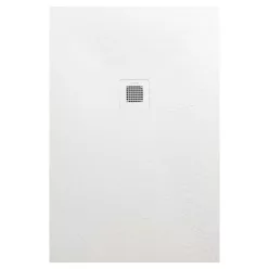   AREZZO design SOLIDSoft zuhanytálca 120x90 cm, FEHÉR, színazonos lefolyóval (2 doboz)