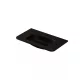 AREZZO design SIERRA 80 cm-es beépíthető solid surface mosdó, fekete