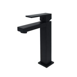 AREZZO design Rhodefield magasított mosdó csaptelep fekete