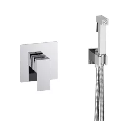  AREZZO design CUBEFIELD falsík alatti bidé csaptelep kézizuhannyal, króm