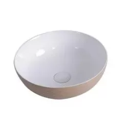 AREZZO design Toledo mosdótál, beige/fehér AR-471
