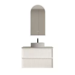   AREZZO design SAVONA 80 cm-es alsószekrény 2 fiók, matt fehér