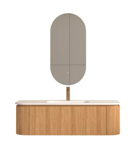 AREZZO design SIERRA 120 cm-es alsószekrény 1 fiók, 2 ajtó, tölgy