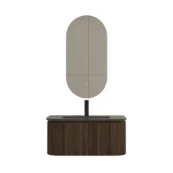   AREZZO design SIERRA 80 cm-es alsószekrény 1 fiók, 2 ajtó, dió