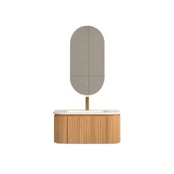   AREZZO design SIERRA 80 cm-es alsószekrény 1 fiók, 2 ajtó, tölgy