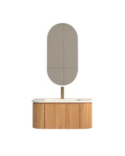 AREZZO design SIERRA 80 cm-es alsószekrény 1 fiók, 2 ajtó, tölgy
