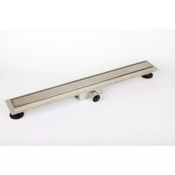   AREZZO design 900 mm-es rozsdamentes acél folyóka Steel ráccsal AR-900