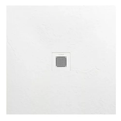 AREZZO design SOLIDSoft zuhanytálca 90x90 cm, FEHÉR, színazonos lefolyóval (2 doboz)