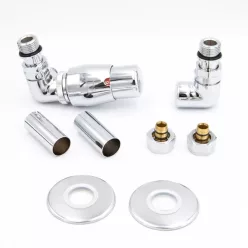   AREZZO design CORNERPEX/VISION radiátor szelep króm, bal AR-CORNERPEX-CR-L