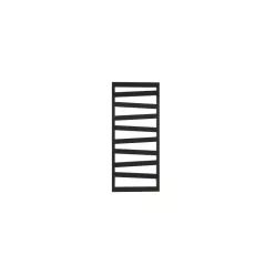   AREZZO design DIAGONAL BLACK törölközőszárító radiátor