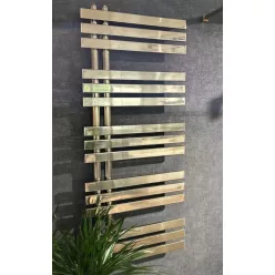   AREZZO design HORIZONT SHINY GOLD SLIM 1200x500 törölközőszárítós radiátor, fényes arany