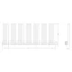 AREZZO design LINEAR GUN METAL 1200x500 törölközőszárító radiátor AR-LR12050GM