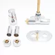 AREZZO design SPEARPEX/UNICO radiátor szelep króm, bal AR-SPEARPEX-CR-L