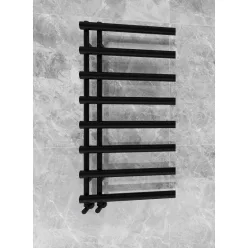   AREZZO design TUBE BLACK 1200x600 törölközőszárítós radiátor AR-TB12060