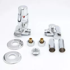   AREZZO design VARIOPEX/INTEGRA radiátor szelep króm, bal AR-VARIOPEX-CR-L