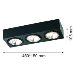  Argon RODOS 1119 Süllyesztett mennyezeti lámpa 3x6W/G9 IP20