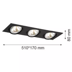 Argon OLIMP 1329 Beépíthető spotlámpa 3x6W/G9 IP20