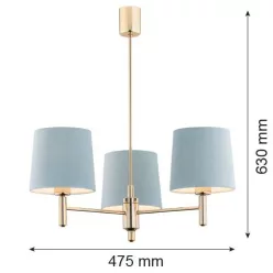 Argon PONTE 1484 Függőlámpa 3x15W/E27 IP20