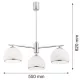 Argon MARBELLA 1487 Csillár 3x15W/E27 IP20