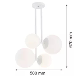 Argon ASPEN 1644 Függőlámpa 4x15W/E27 IP20