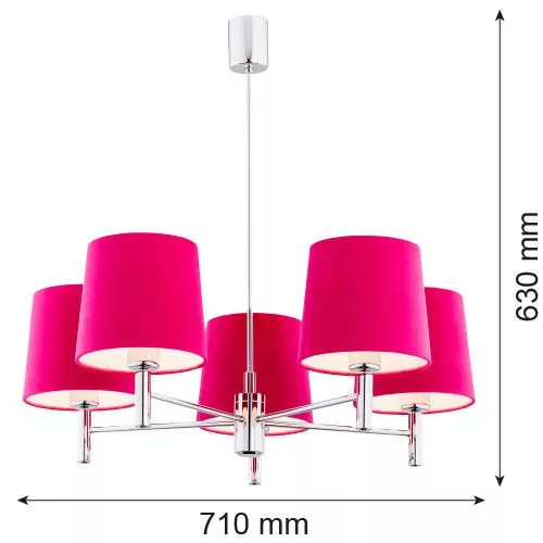 Argon BOLZANO 2075 Csillár 5x15W/E27 IP20