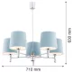 Argon BOLZANO 2076 Csillár 5x15W/E27 IP20