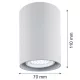 Argon TYBER 3117 Süllyesztett mennyezeti lámpa 1x5W/GU10 IP20