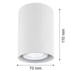   Argon TYBER 3119 Süllyesztett mennyezeti lámpa 1x5W/GU10 IP20