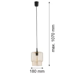 ARGON 3273 NEWA Modern Függesztett Lámpa Sárga E27 IP20