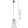 ARGON 3273 NEWA Modern Függesztett Lámpa Sárga E27 IP20