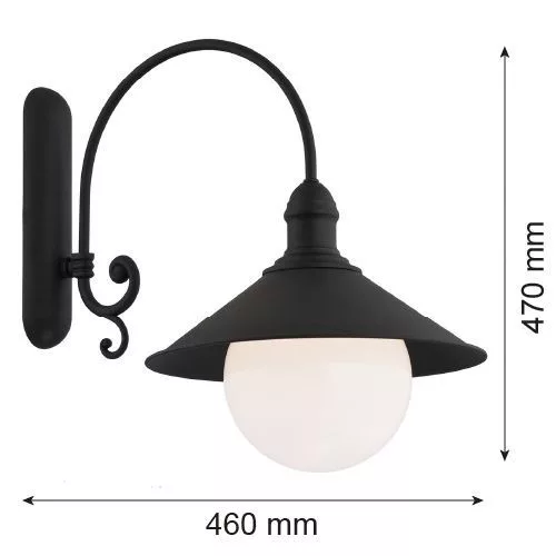 Argon ERBA BIS 3286 Fali lámpa 1x15W/E27 IP44
