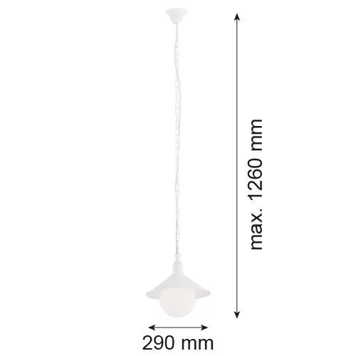 Argon ERBA BIS 3296 Függőlámpa 1x15W/E27 IP44